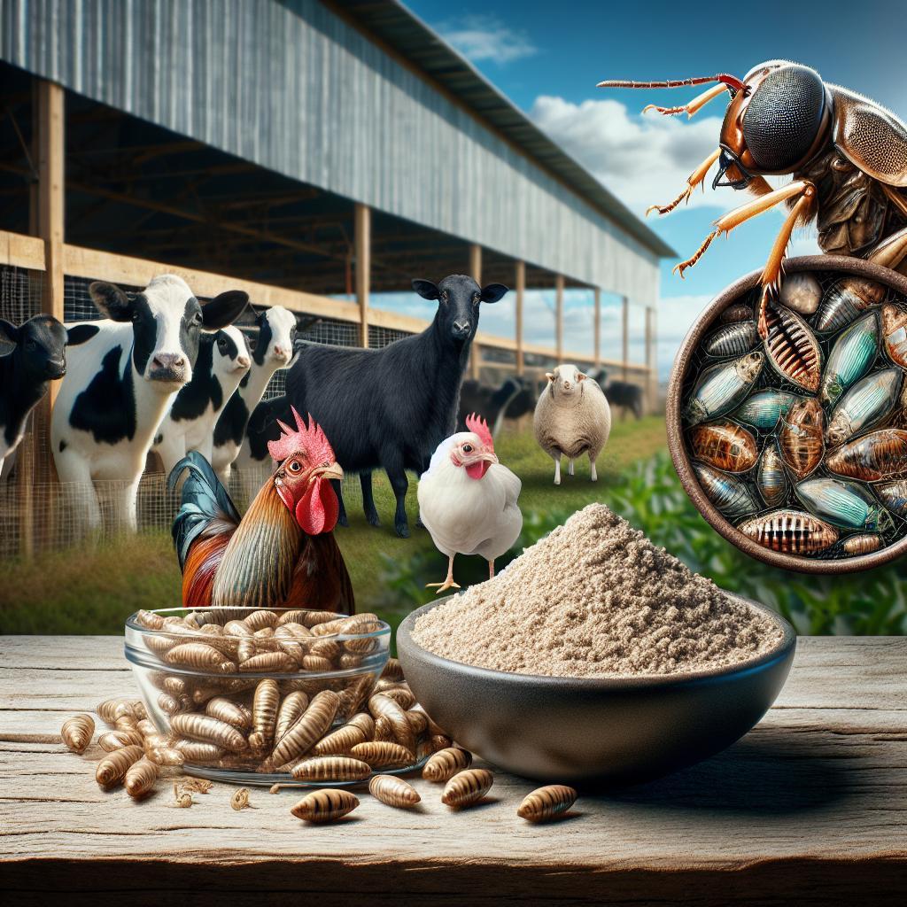 Alternative Tierfuttermittel: Effiziente Nutzung von Insektenproteinen im Futter