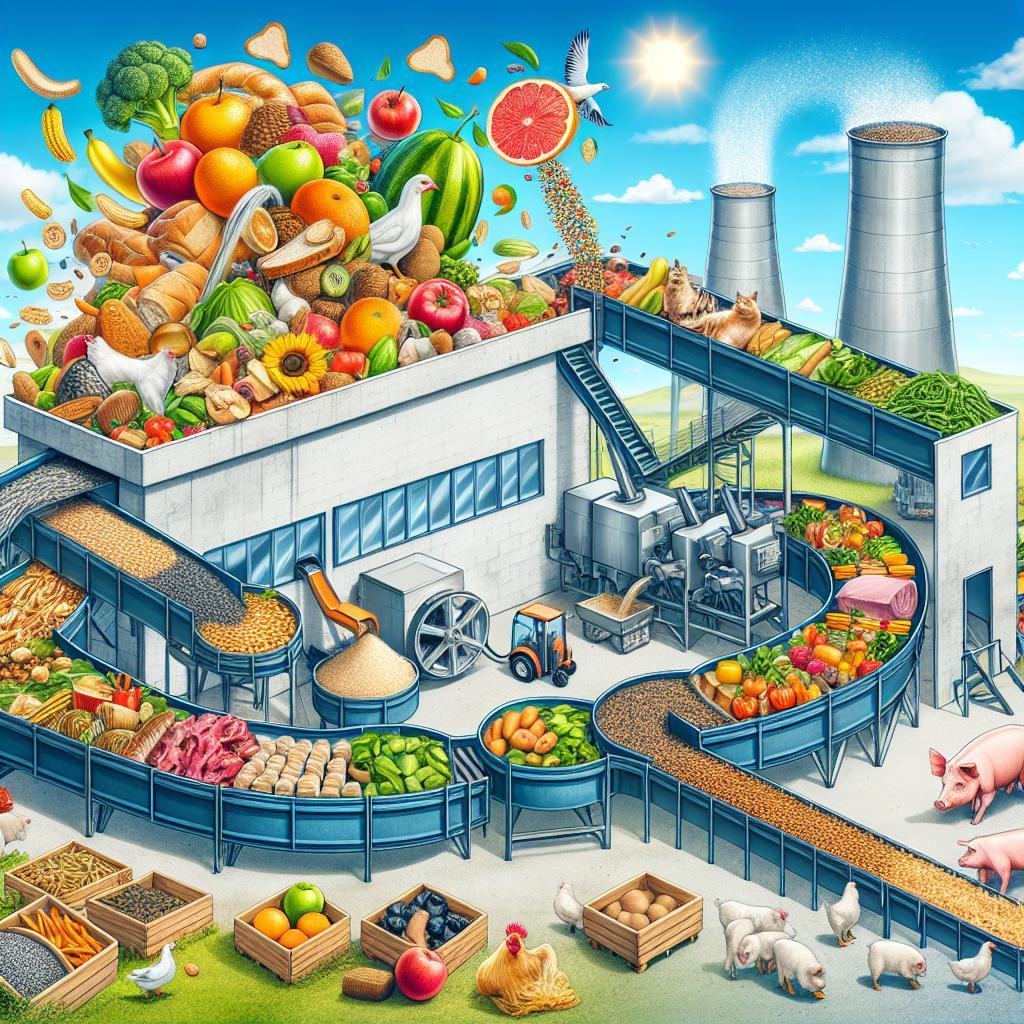 Recycling von Nebenprodukten: Verwertung von Lebensmittelresten für Futtermittelketten