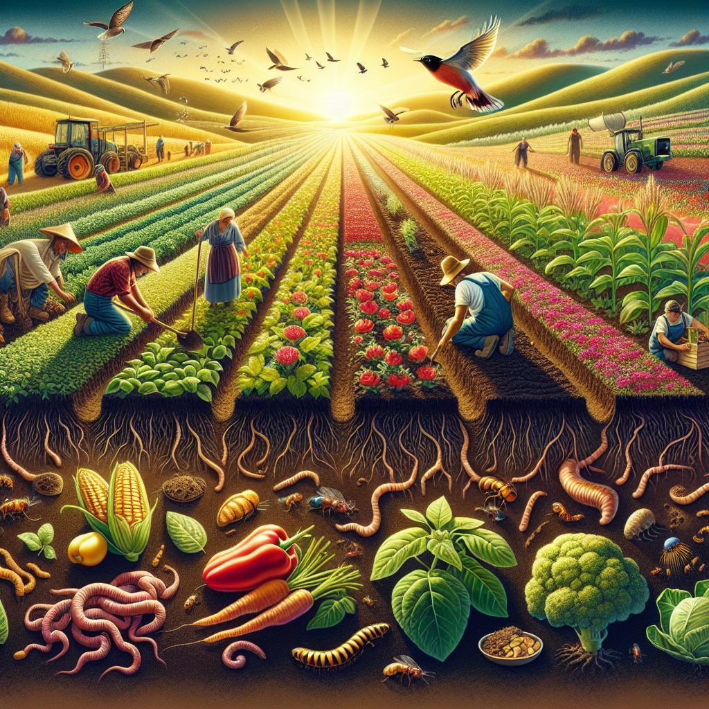 Nachhaltige Landwirtschaft: Bodenaufbau und regenerative Anbaumethoden