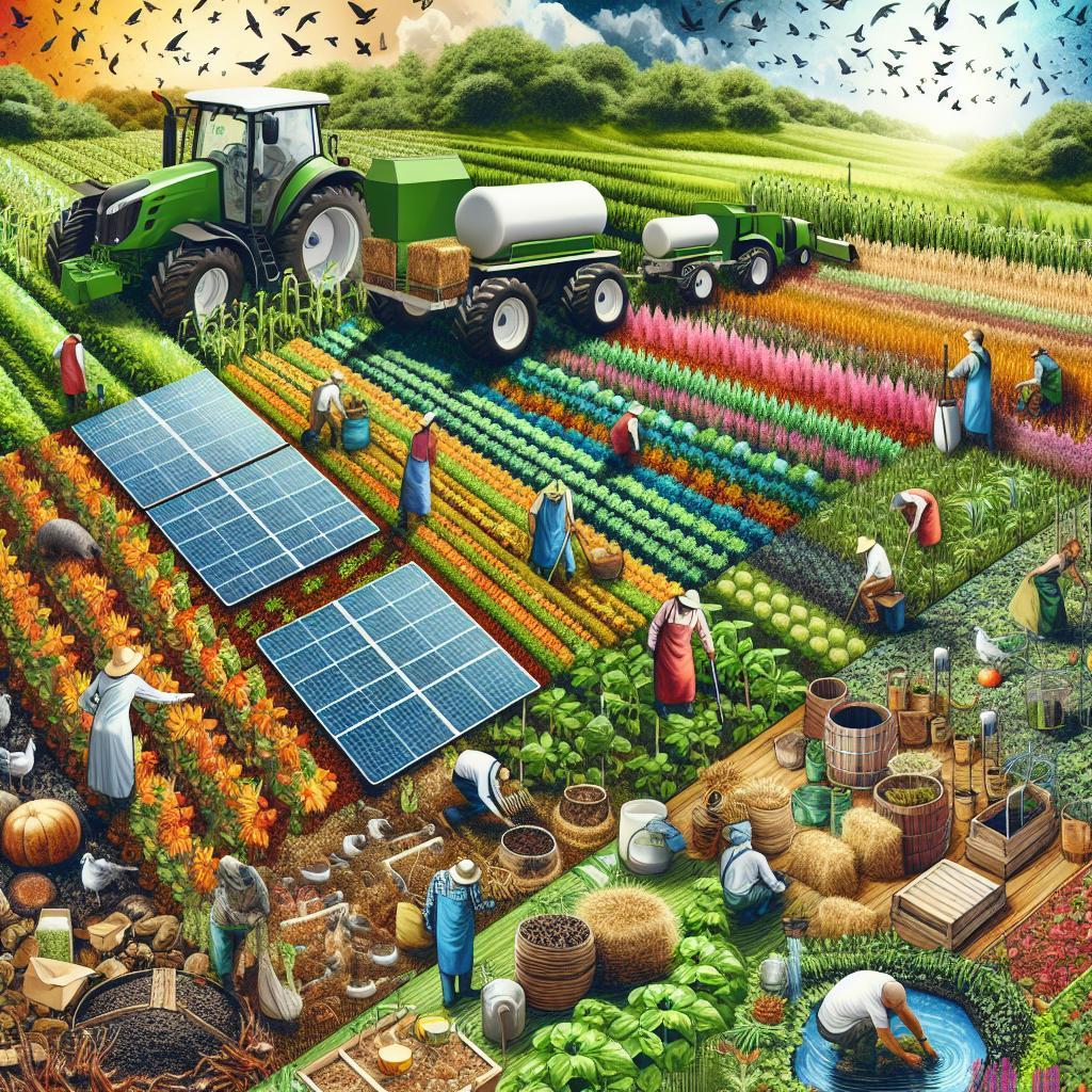 Nachhaltige Landwirtschaft: Strategien zur Reduktion ökologischer Fußabdrücke